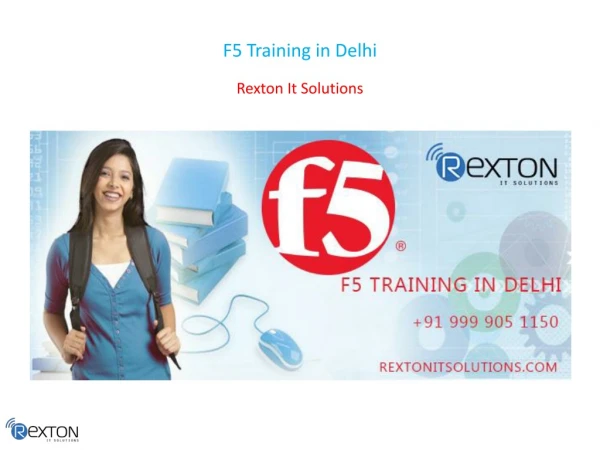 F5 Training in Delhi