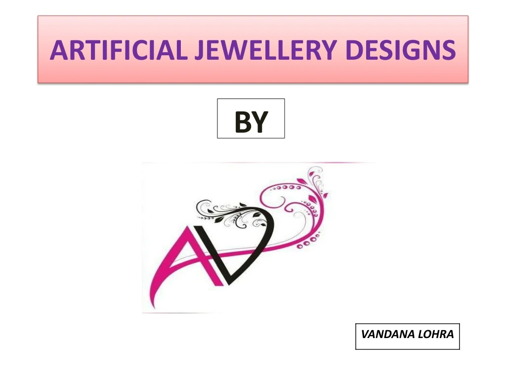 artificial jewellery designs