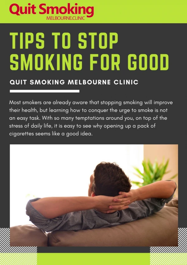 10 Best Tips to Stop Smoking For Good - Quit Smoking Melbourne