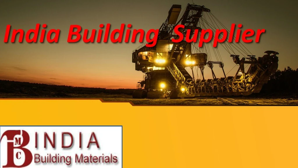india building supplier