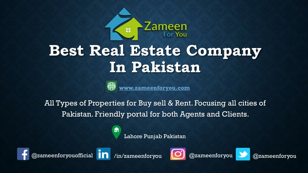 best real estate company in pakistan
