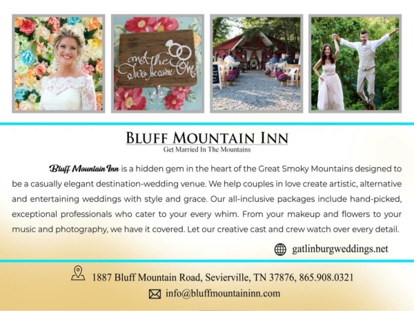 Tennessee Best Wedding Venues: Gatlinburgweddings.net