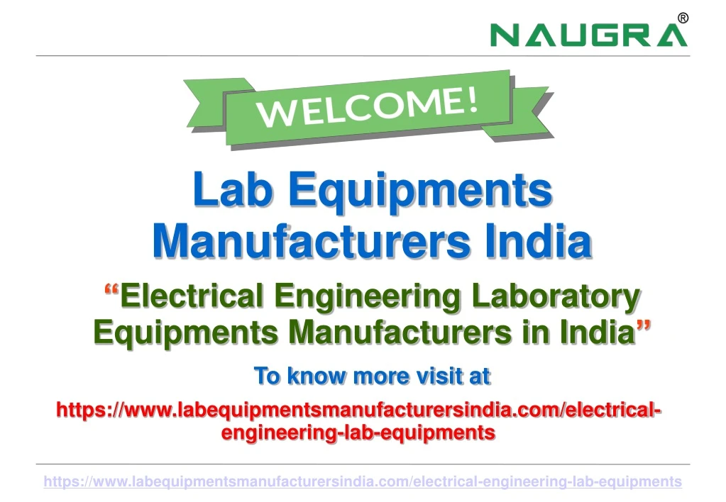 lab equipments manufacturers india