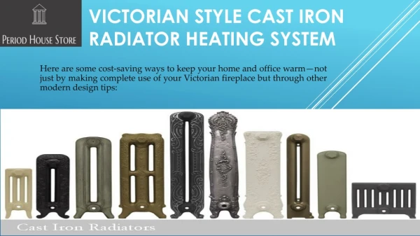 Victorian Style Cast Iron Radiators
