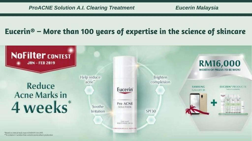 proacne solution a i clearing treatment eucerin