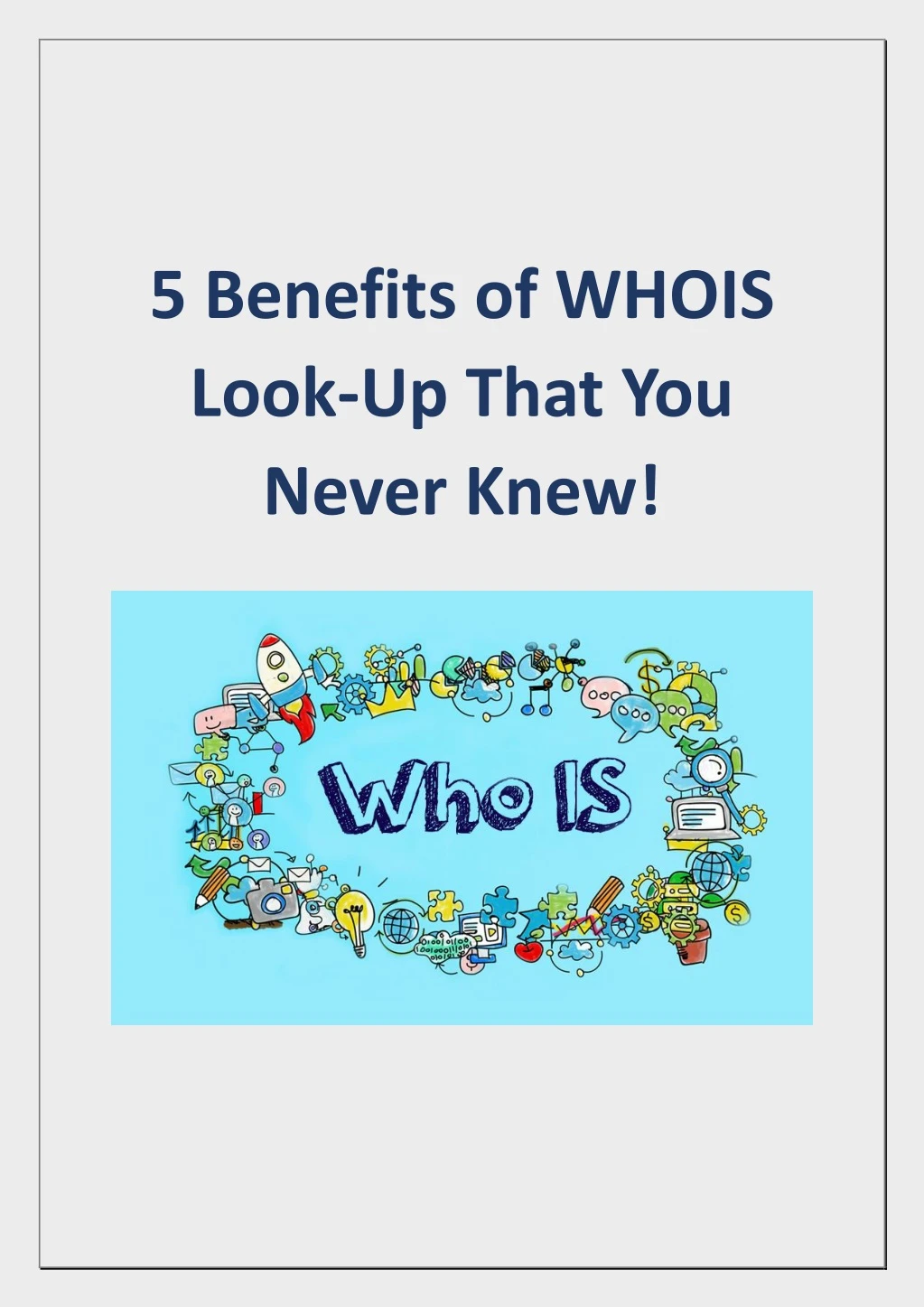 5 benefits of whois look up that you never knew