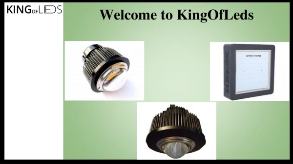 Optic COB LED Grow Lights | KingOfLeds