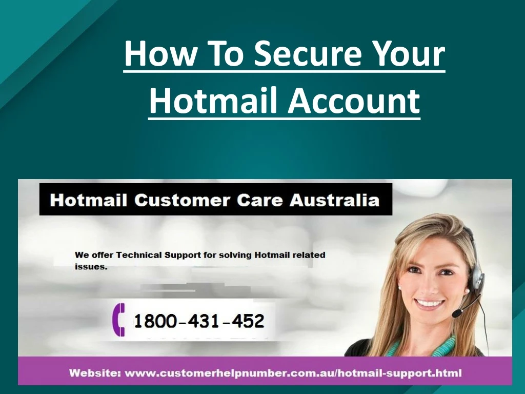 how to secure your hotmail account