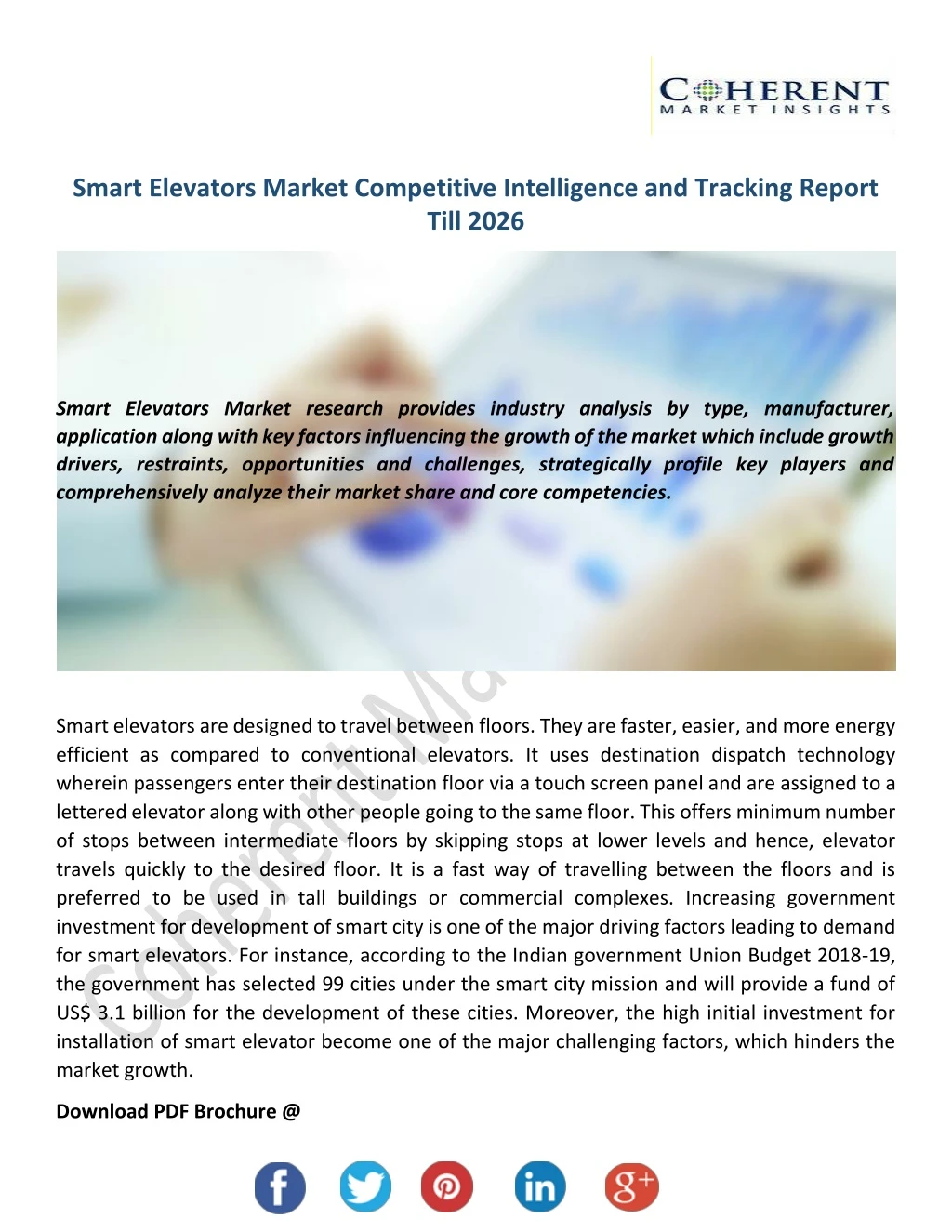 smart elevators market competitive intelligence