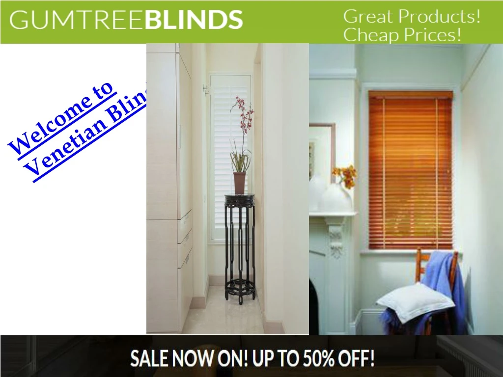 welcome to venetian blinds