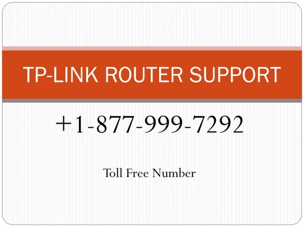 TP-Link Router Support Phone Number