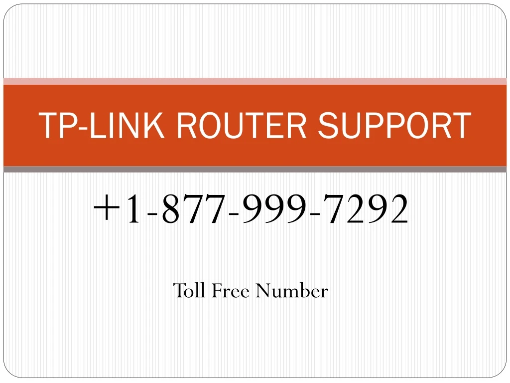 tp link router support