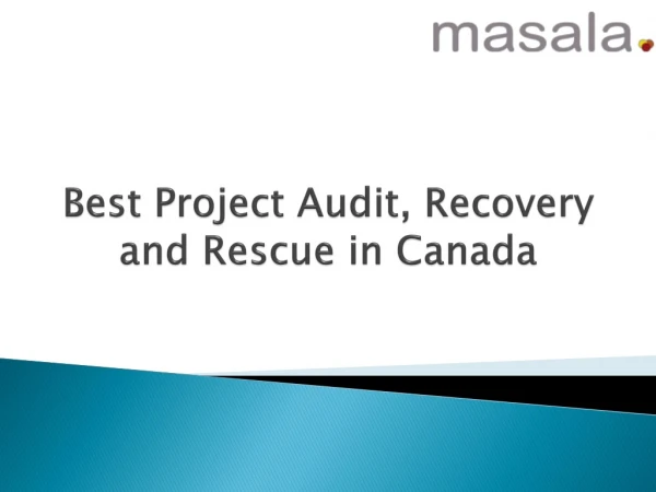 Best Project Recovery Services in Canada