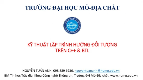 k thu t l p tr nh h ng i t ng tr n c btl