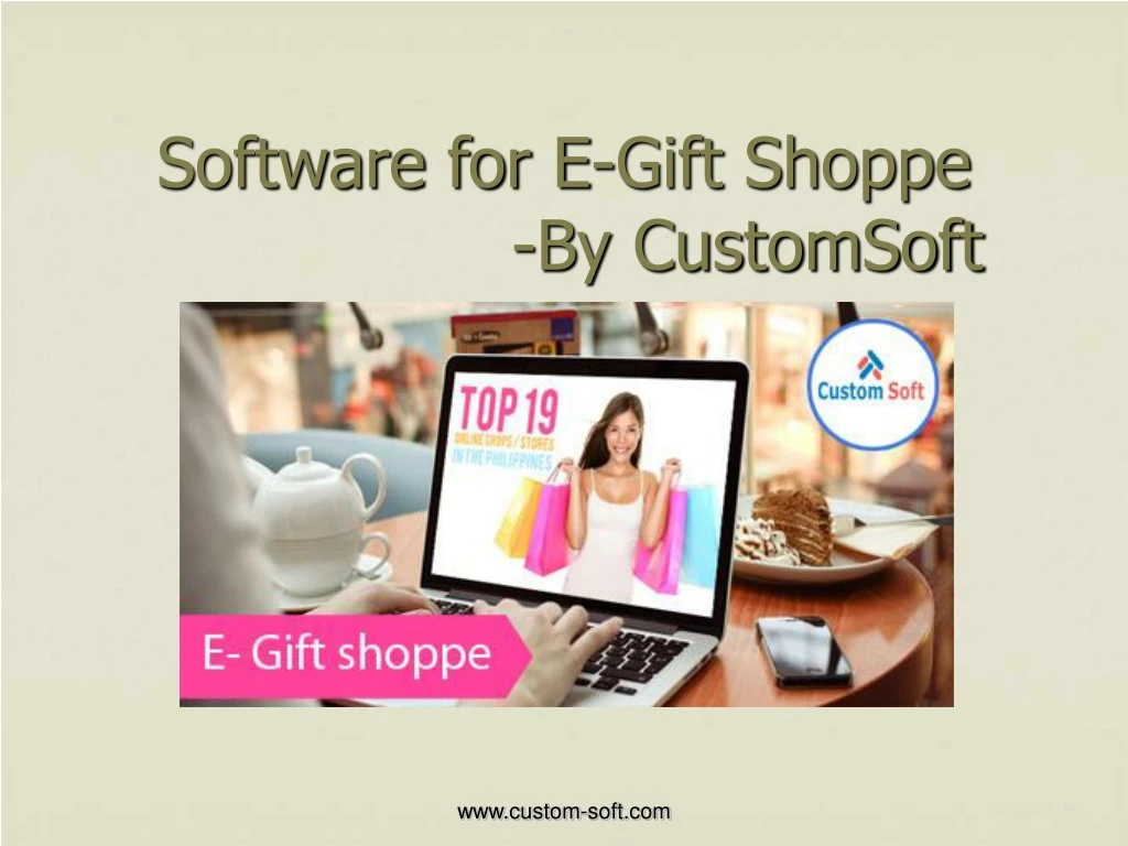 software for e gift shoppe by customsoft