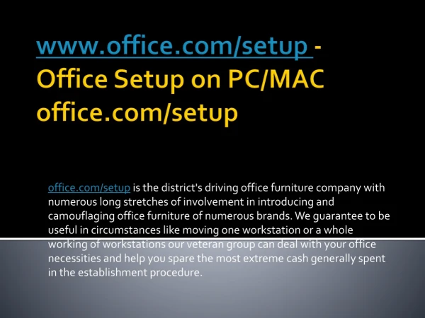 www office com setup office setup on pc mac office com setup