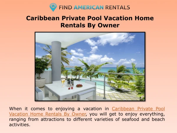 Caribbean Private Pool Vacation Home Rentals By Owner