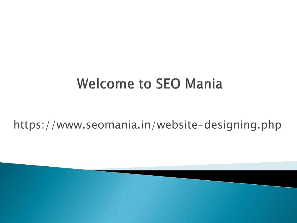 welcome to seo mania