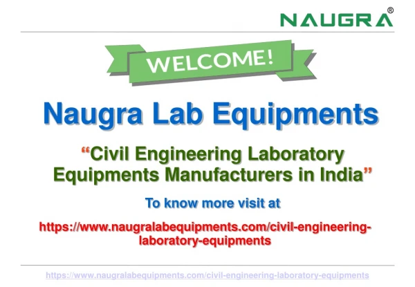 Civil Engineering Laboratory Equipments Manufacturers in India
