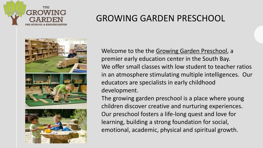 growing garden preschool