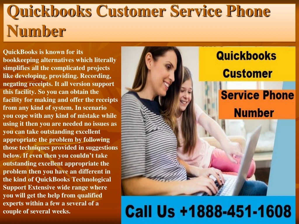 quickbooks customer service phone number