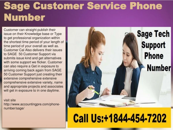 Sage Technical Support Phone Number @ 1844-454-7202