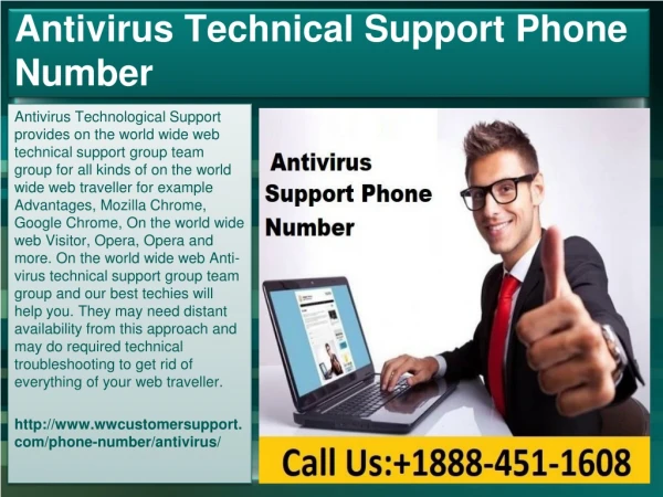 Antivirus Tech Support Phone Number @ 1888-451-1608