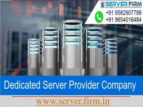 Multi- pal dedicated server provider company in india.