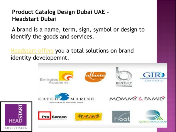 Product Catalog Design Dubai UAE - Headstart Dubai