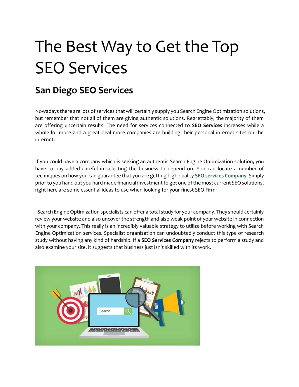 the best way to get the top seo services
