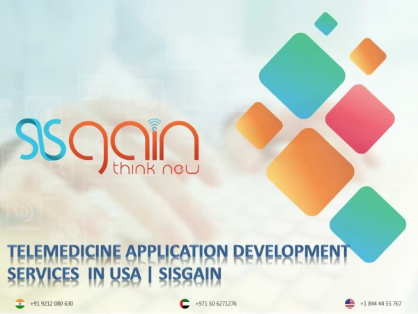 Top Telemedicine Software Development in USA| SISGAIN