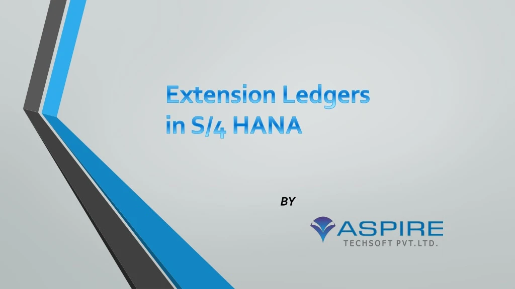 extension ledgers in s 4 hana