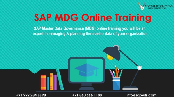 SAP Master Data Governance PPT | SAP MDG Study Material in Pune | SAP MDG workflow Tutorial