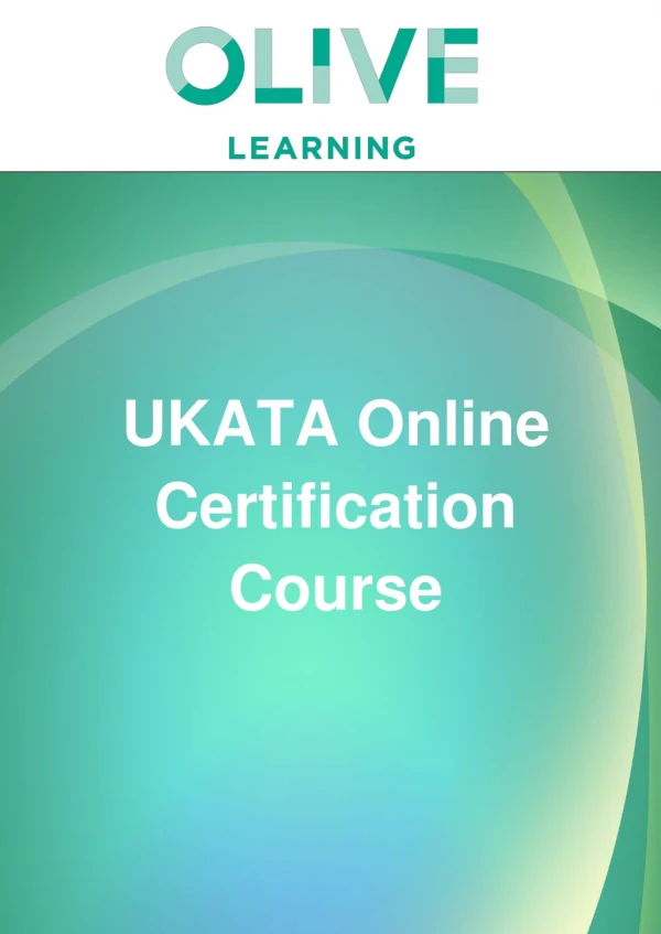 Ukata Online Certification course