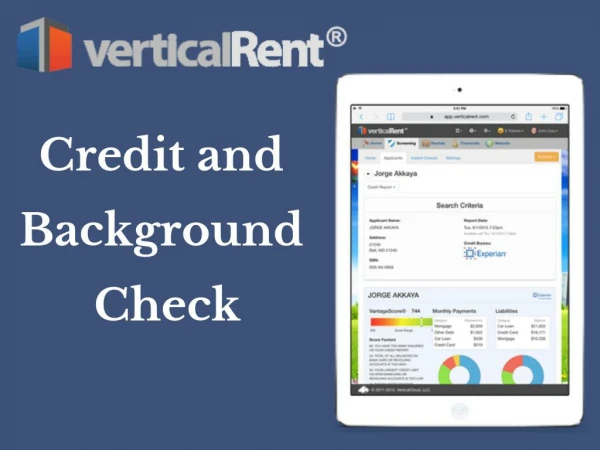 Tenant Credit and Background Check