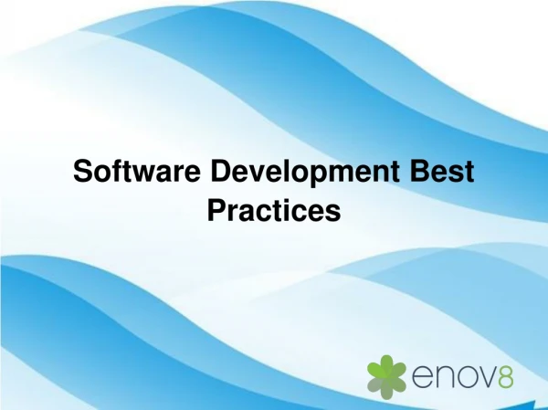 Software Development Best Practices