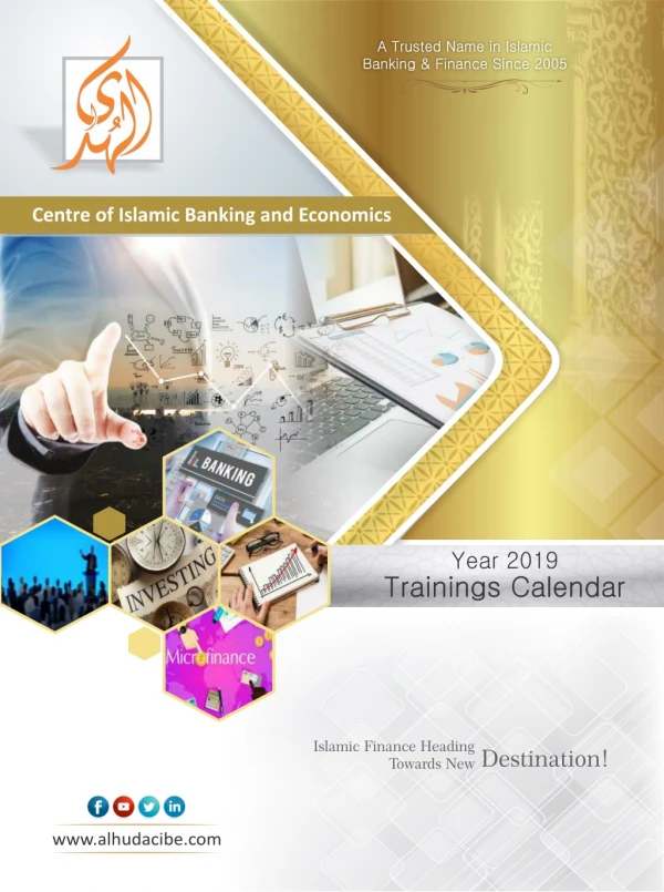 AlHuda CIBE Training Calendar 2019