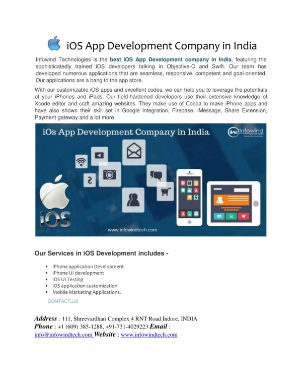 Best iOS App Development company in India