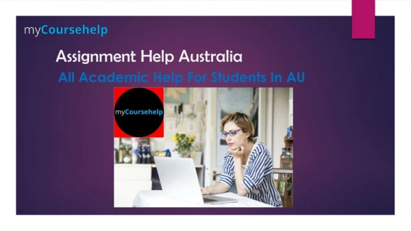 Get Assignment Help Australia - All Academic Help for Students in AU: