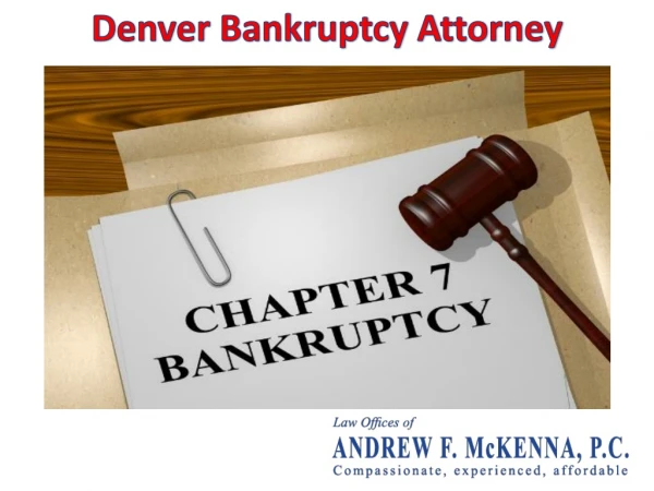 Denver Bankruptcy Attorney