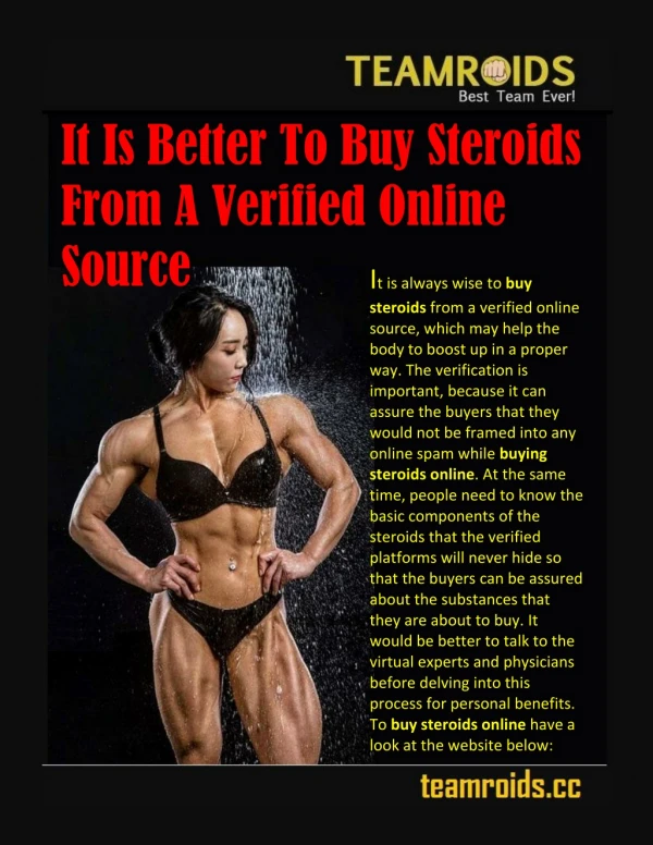 It Is Better To Buy Steroids From A Verified Online Source