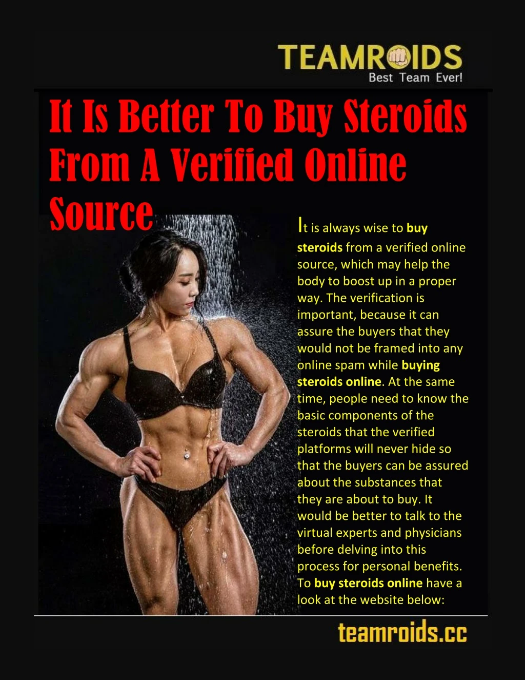 it is better to buy steroids from a verified