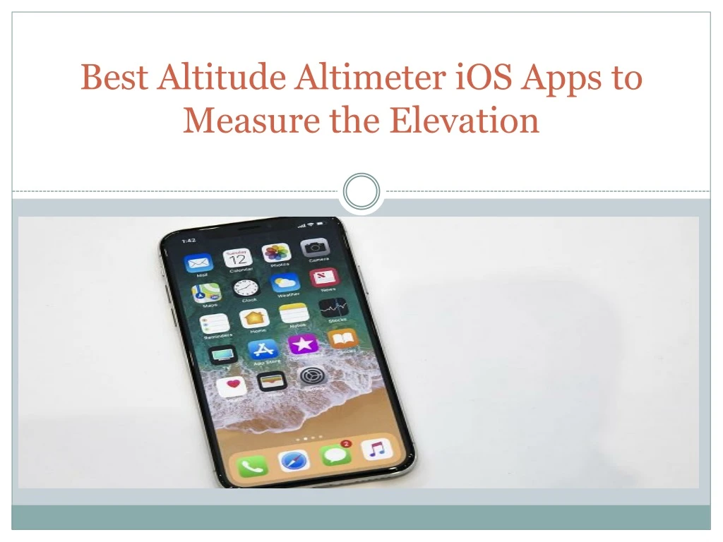 best altitude altimeter ios apps to measure the elevation