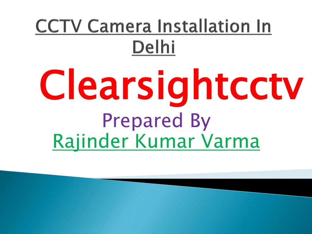 cctv camera installation in delhi