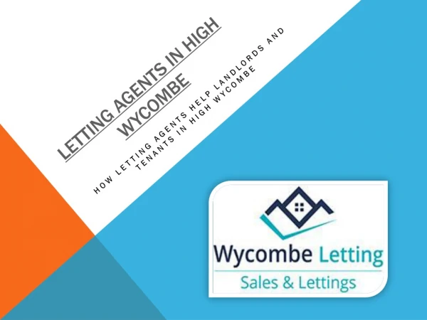 How Letting Agents Help Landlords and Tenants in High Wycombe