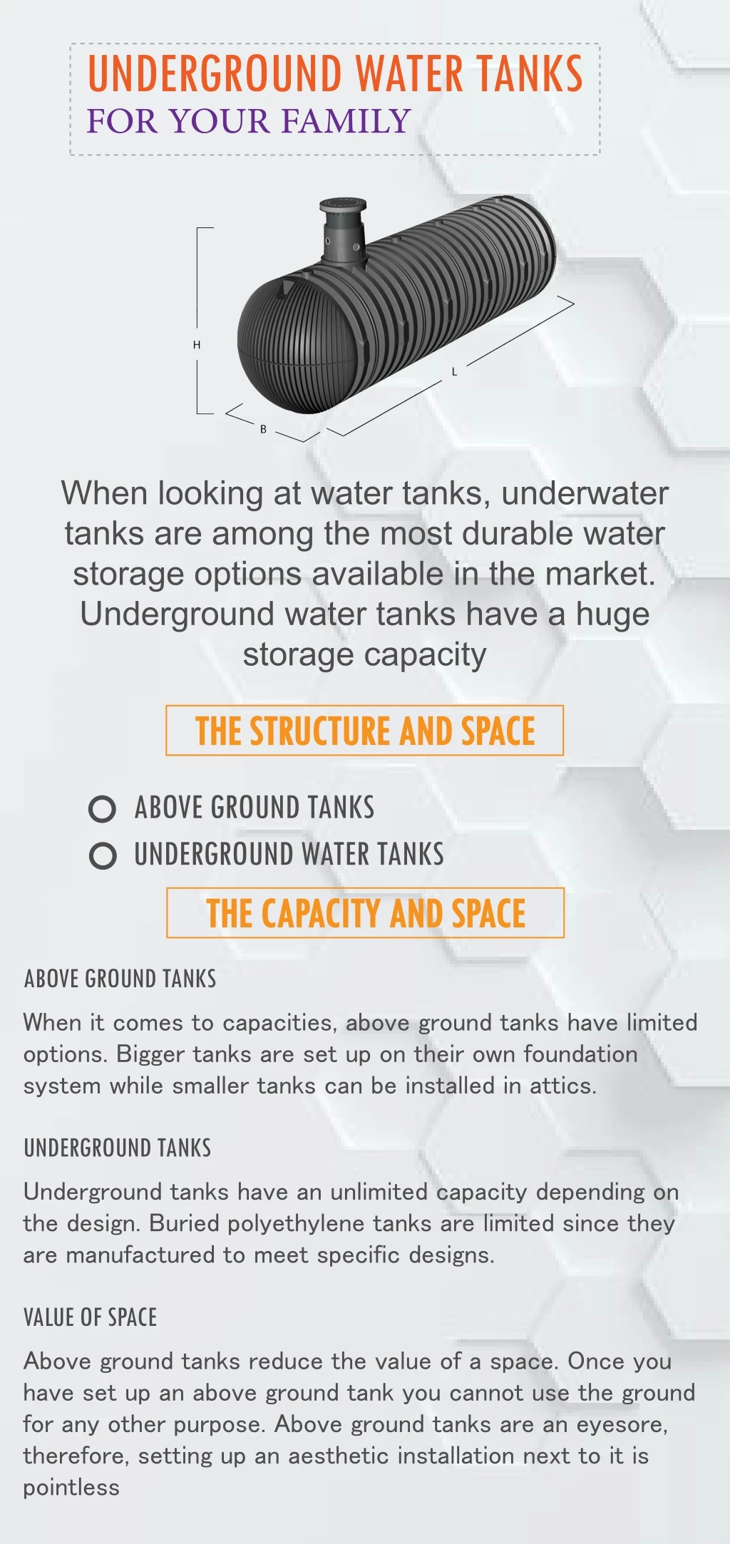 underground water tanks for your family