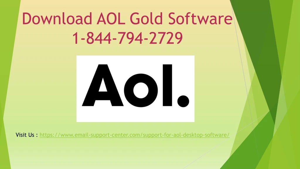 download aol gold software 1 844 794 2729