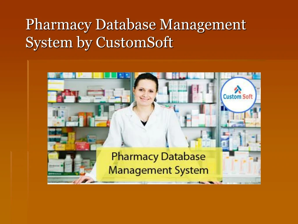 pharmacy database management system by customsoft