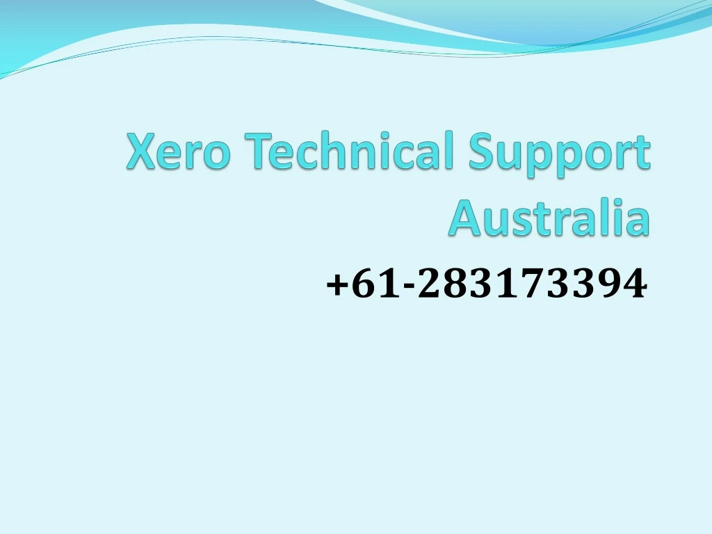xero technical support australia