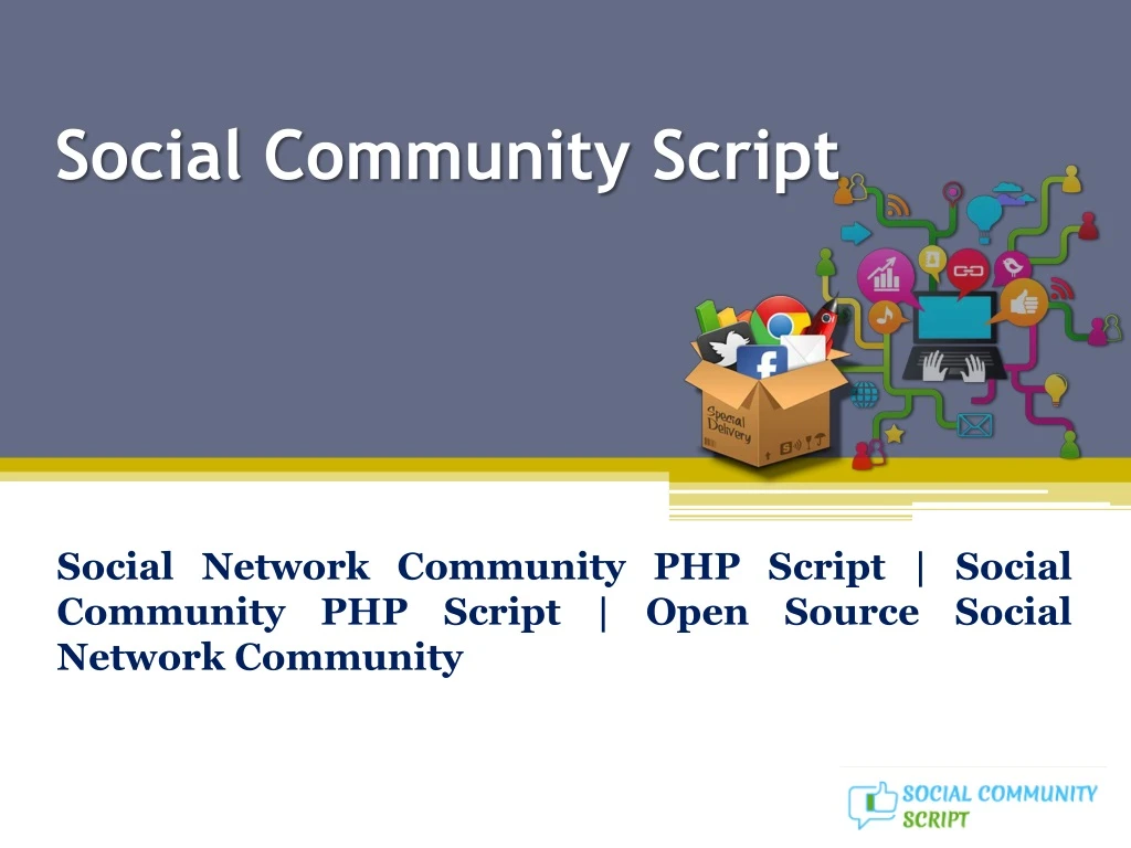 social community script
